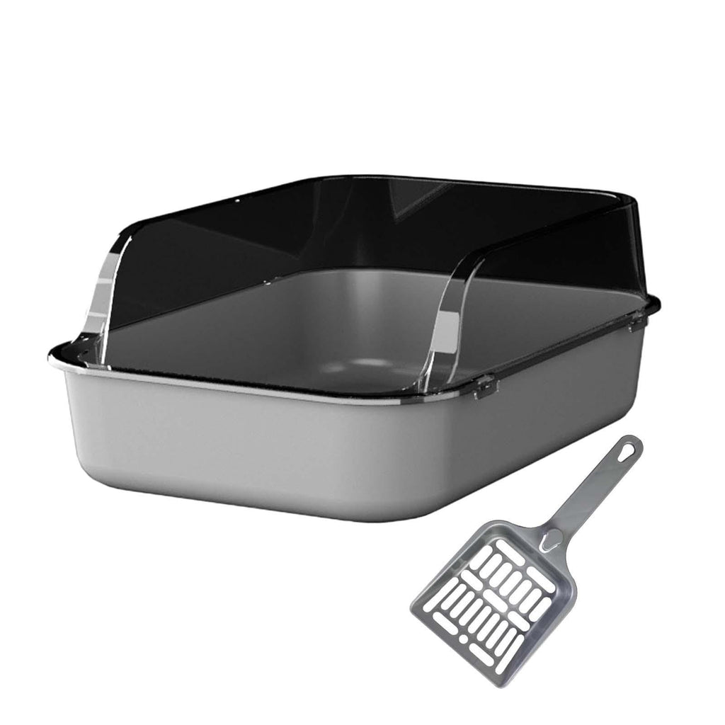 Open Top Sifting Litter Box Gray V26270