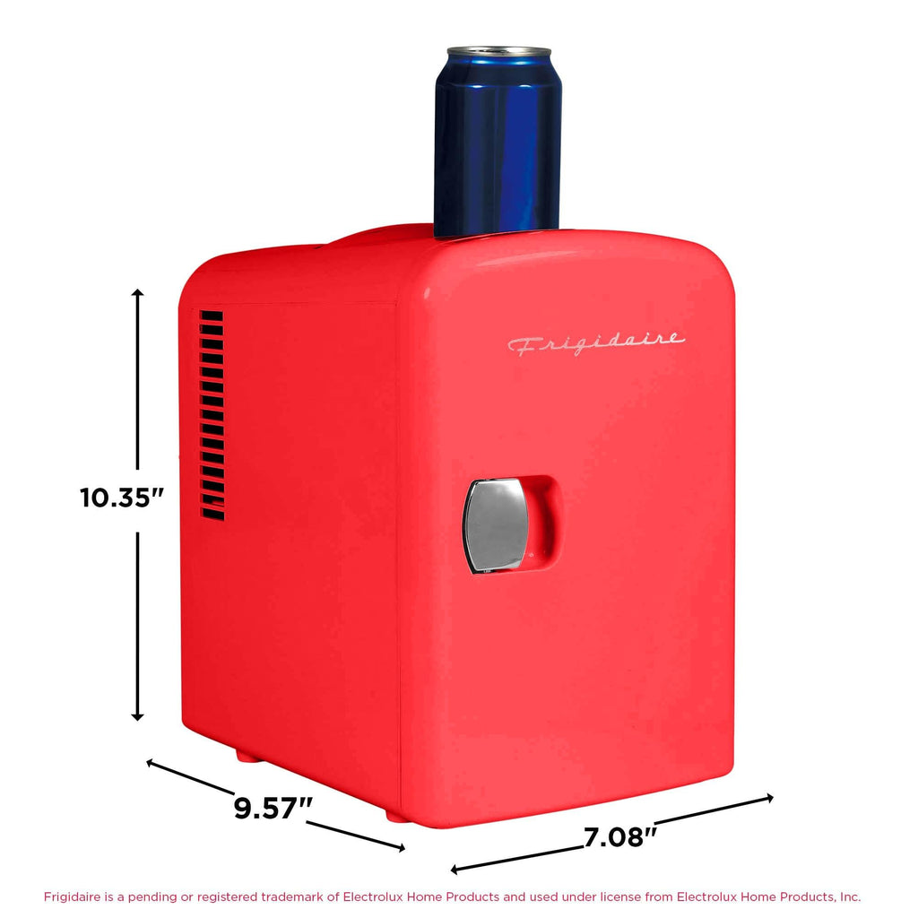 Portable Mini Fridge Cooler, 4 Liter, Red L357