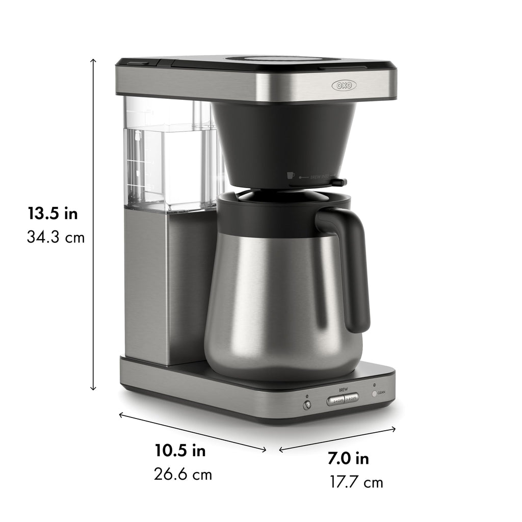 8-Cup Stainless Steel Thermal Carafe Coffee Maker Q858853