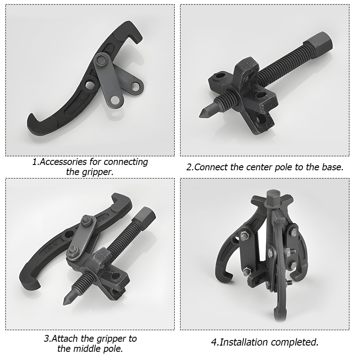 6 Inch 3-Jaw Bearing Puller with Reversible Jaws F1171