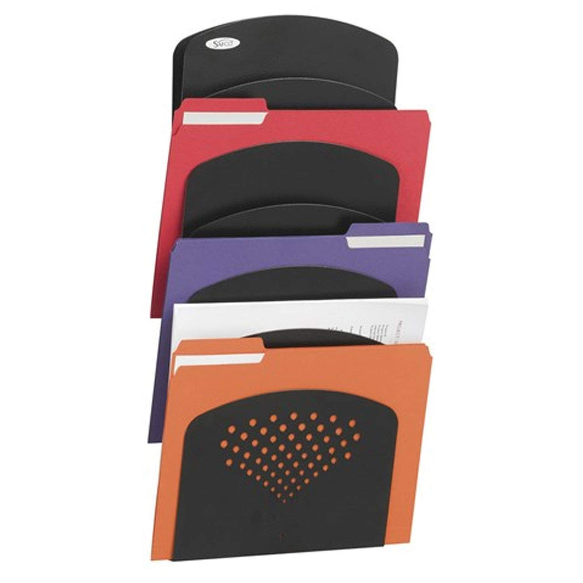 Wall Mounted 7 Pocket Steel Literature Organizer C797502
