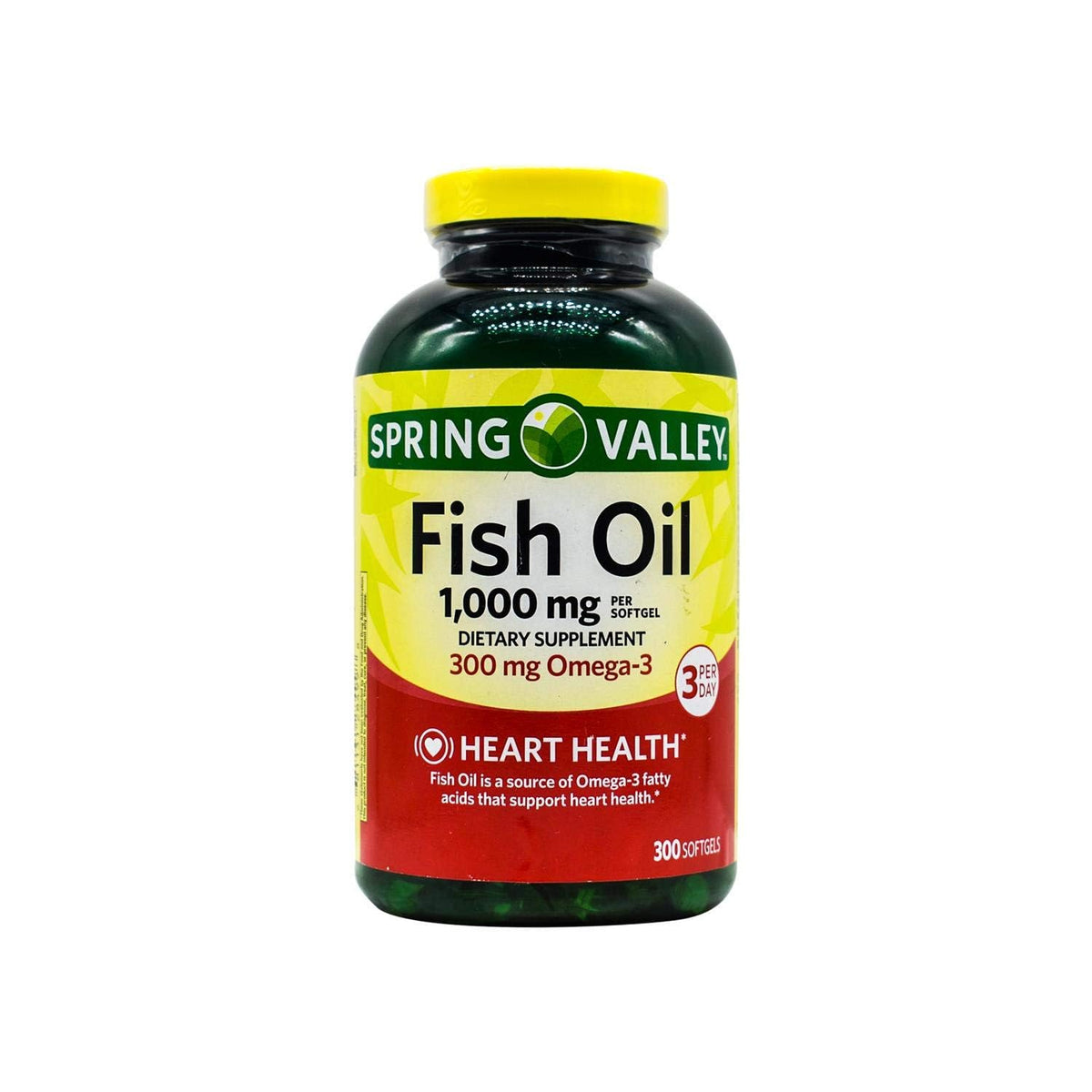 Fish Oil Softgels 1000 mg 300 Count T71279