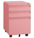 3 Drawer Metal Rolling File Cabinet E3804