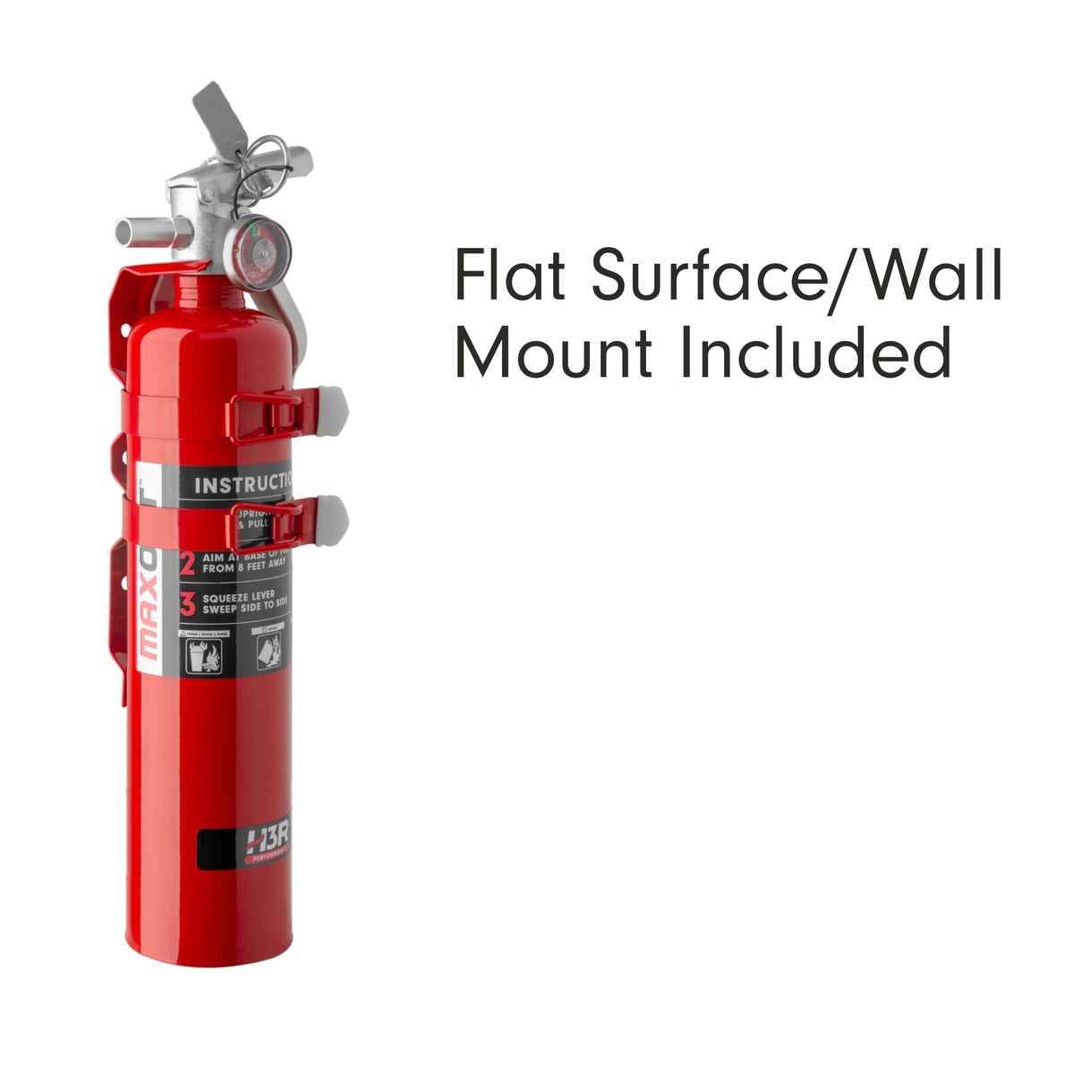 2.5 lbs Black Refillable Dry Chemical Fire Extinguisher Y267
