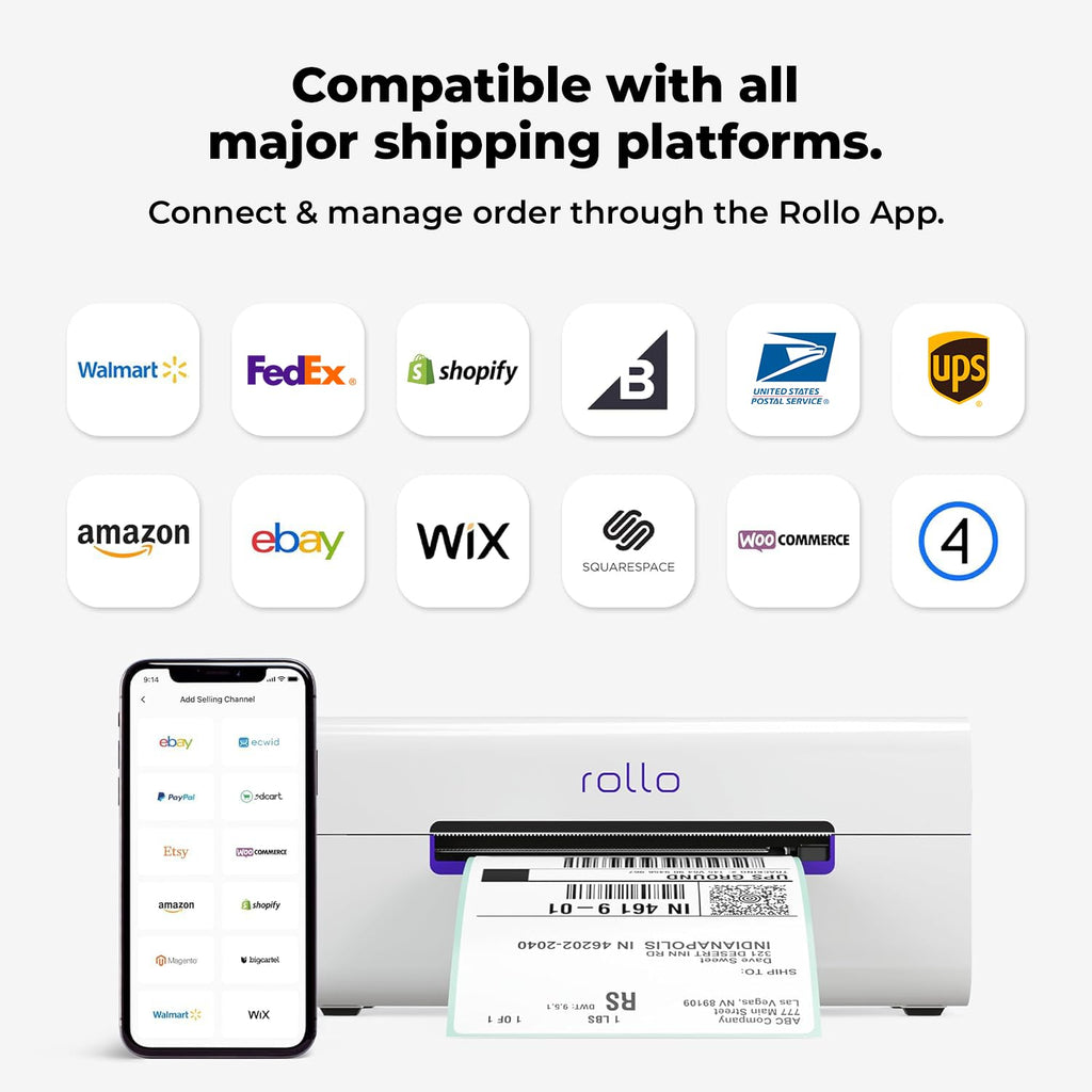 Wireless Wi-Fi 4x6 Thermal Label Printer D26729