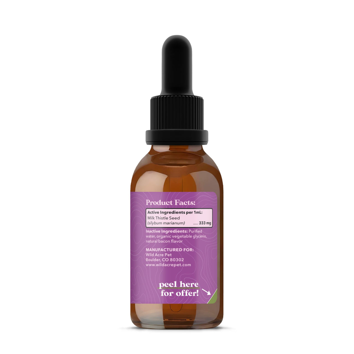 Milk Thistle for Dogs Liver Support 2 oz K529239