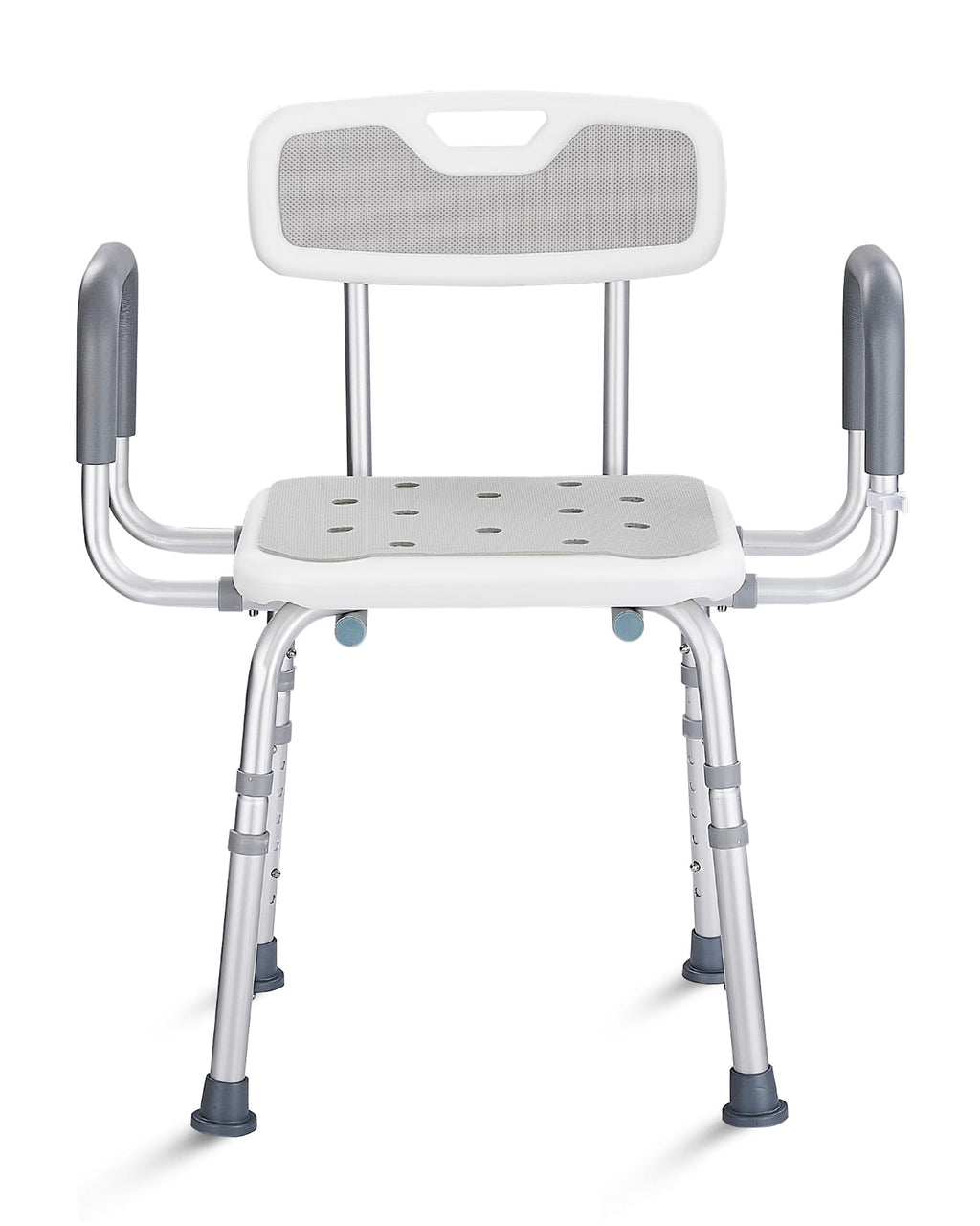 Height Adjustable Shower Chair with Back and Arms R6895