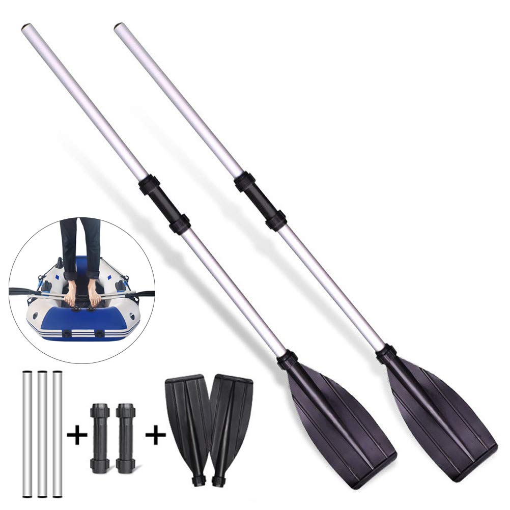 Aluminum Alloy Paddle, 2 Pack Adjustable Kayak Oars C991