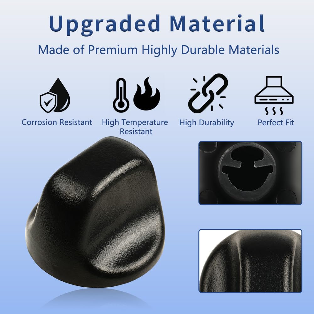 Black Range Hood Knob Replacement Part V32308