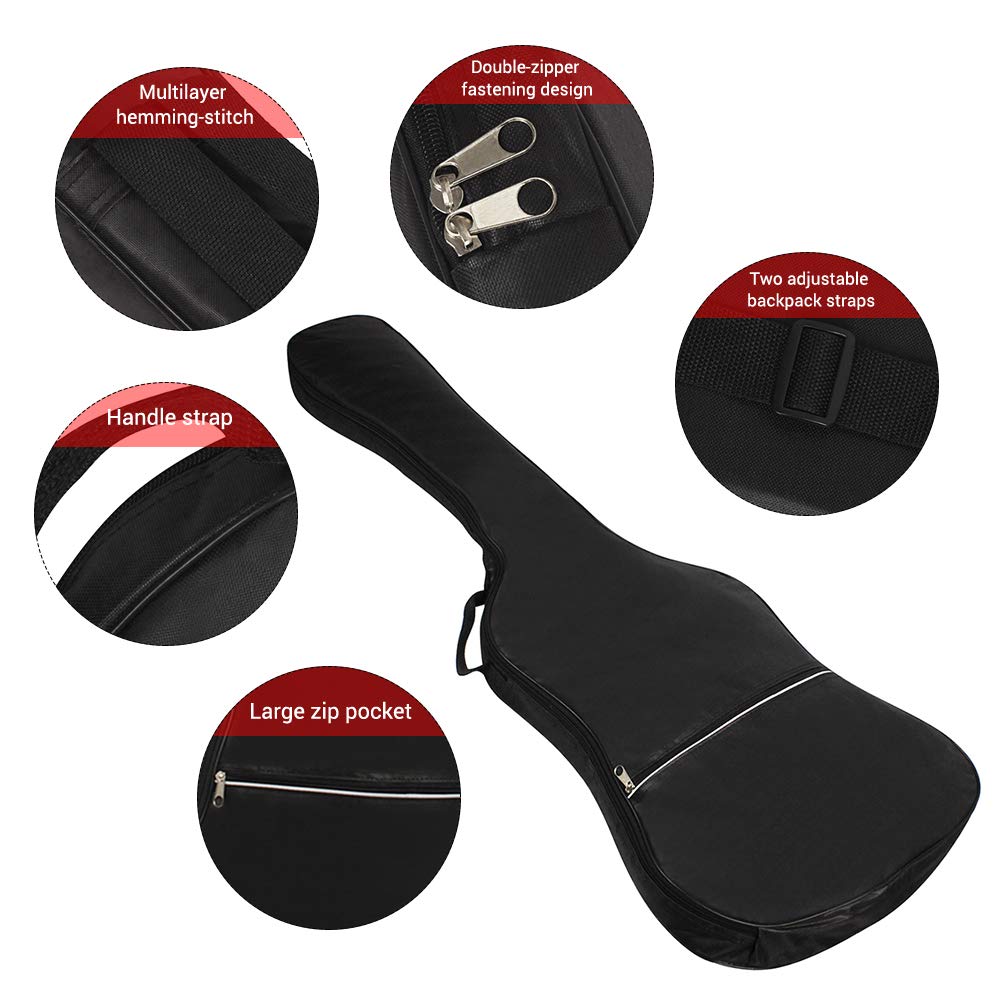 Electric Guitar Bag 600D Oxford Cloth Padded D2854
