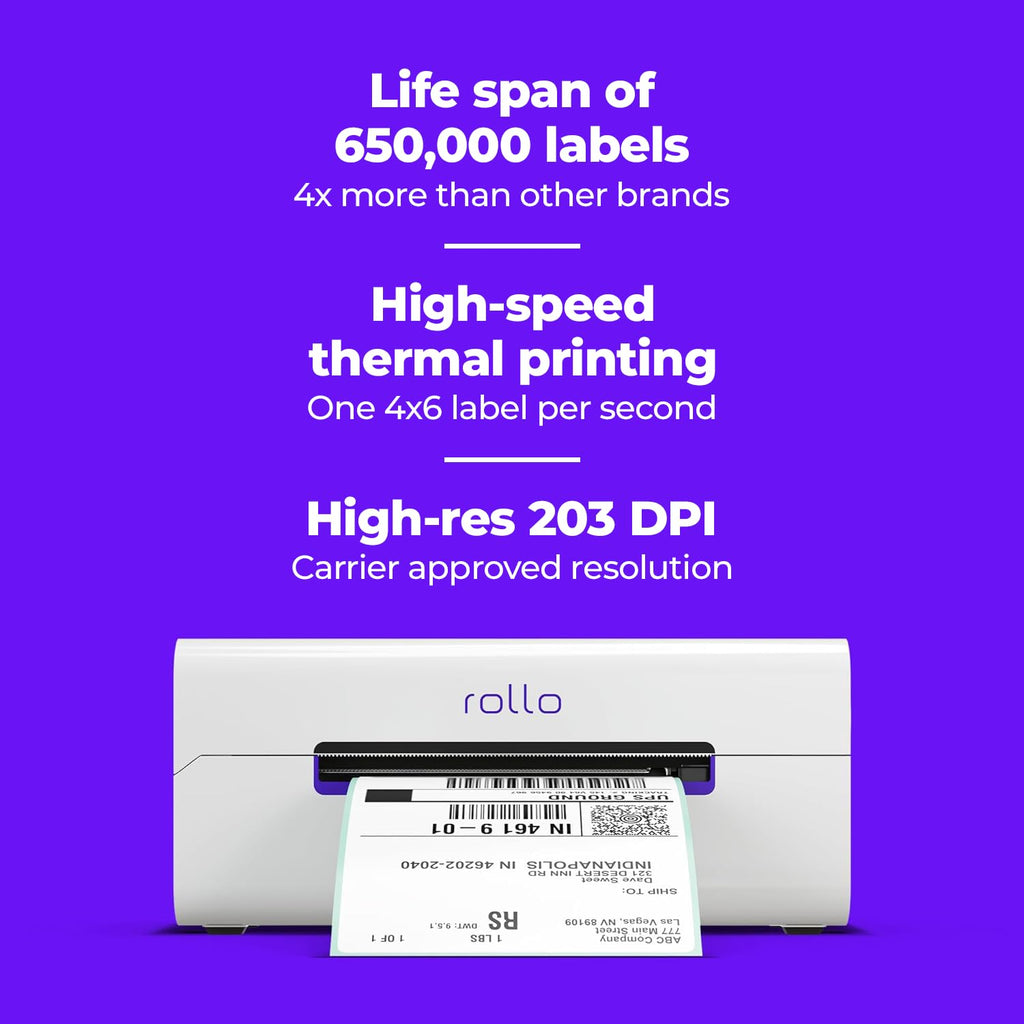Wireless Wi-Fi 4x6 Thermal Label Printer D26729