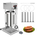 15L Electric Stainless Steel Sausage Stuffer with 5 Stuffing Tubes W6309