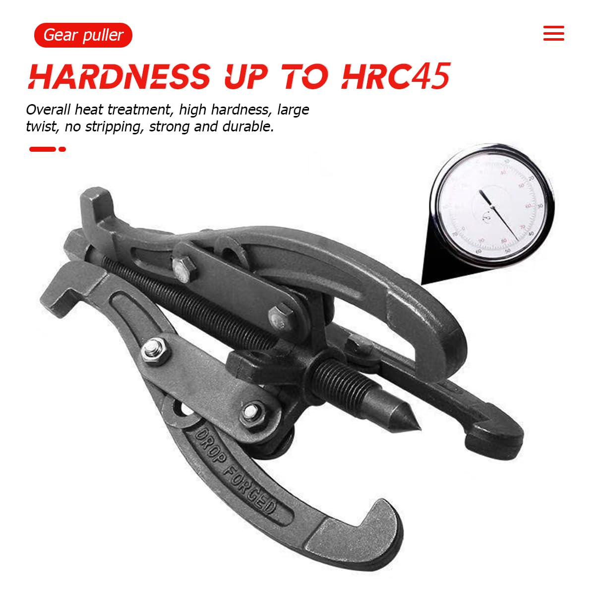 6 Inch 3-Jaw Bearing Puller with Reversible Jaws F1171
