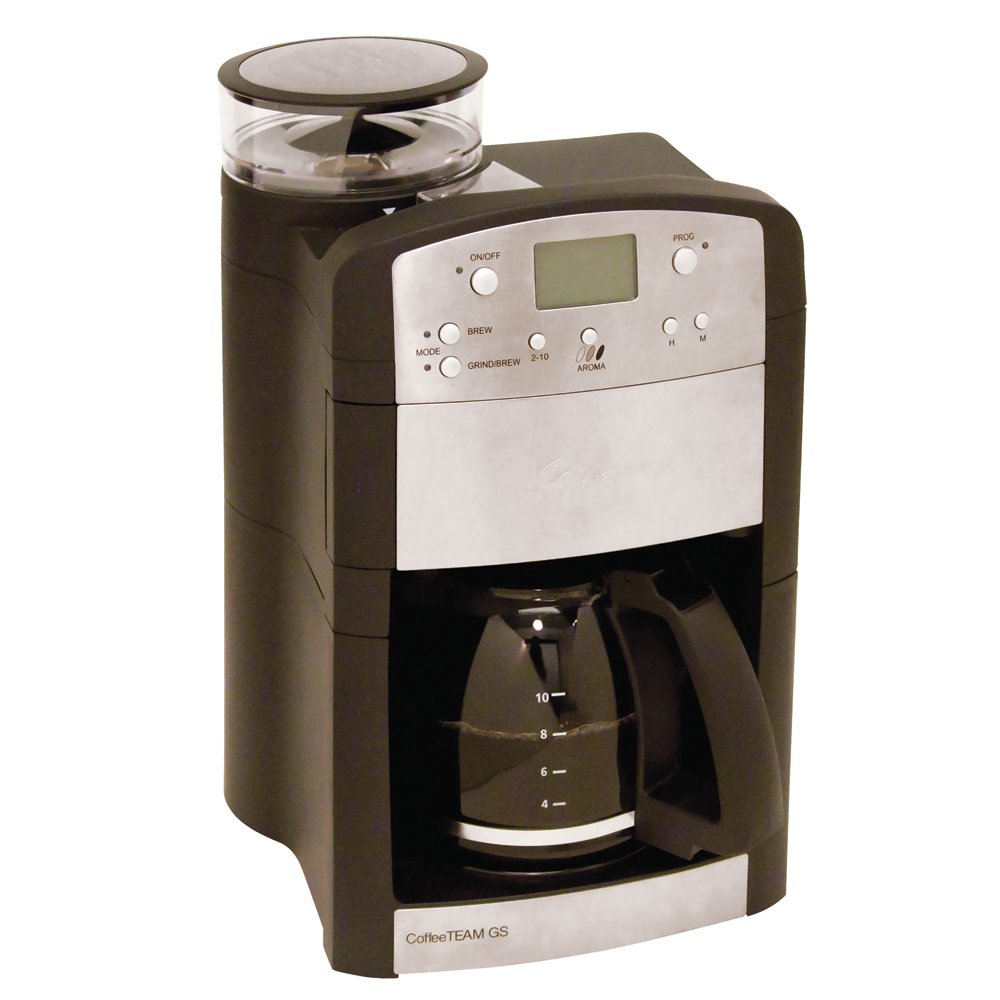 10-Cup Digital Coffeemaker with Conical Burr Grinder and Glass Carafe I802