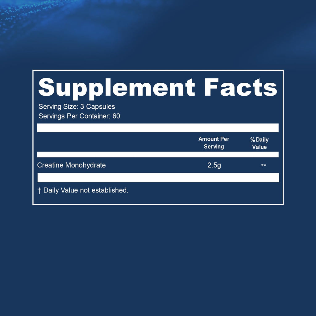 Creatine Monohydrate Capsules 2.5g 180 Count R294869