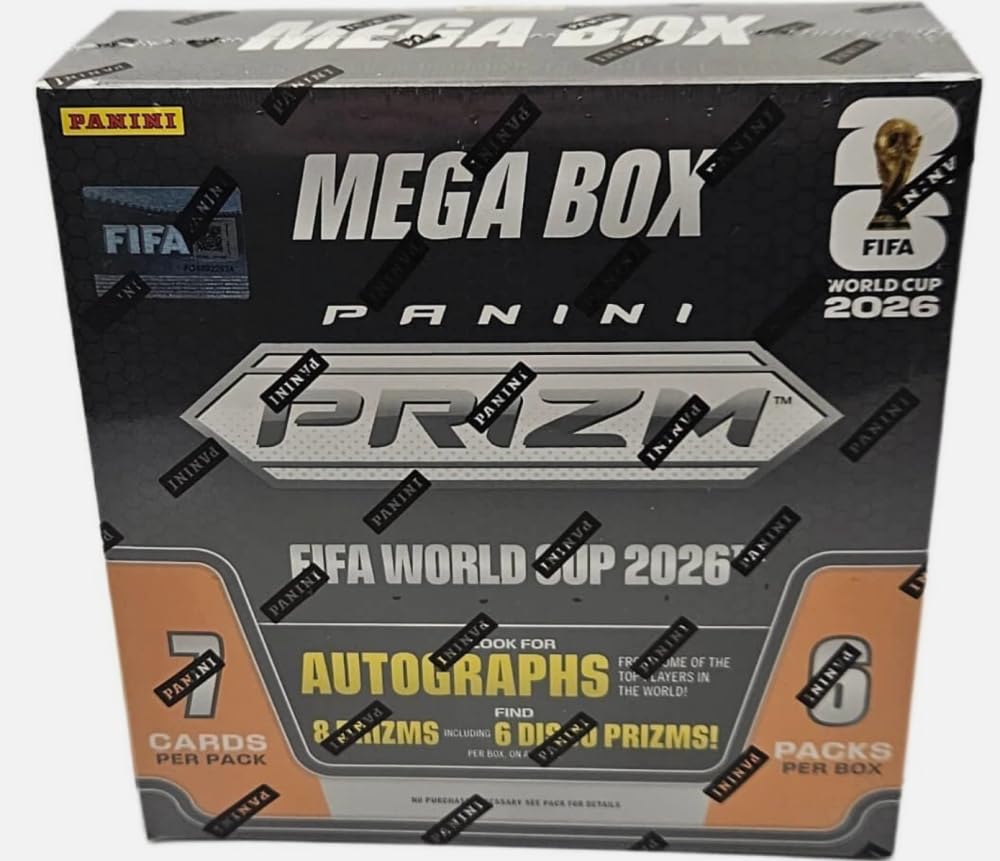 2026 Prizm FIFA World Cup Soccer Mega Box 42 Cards Y96451