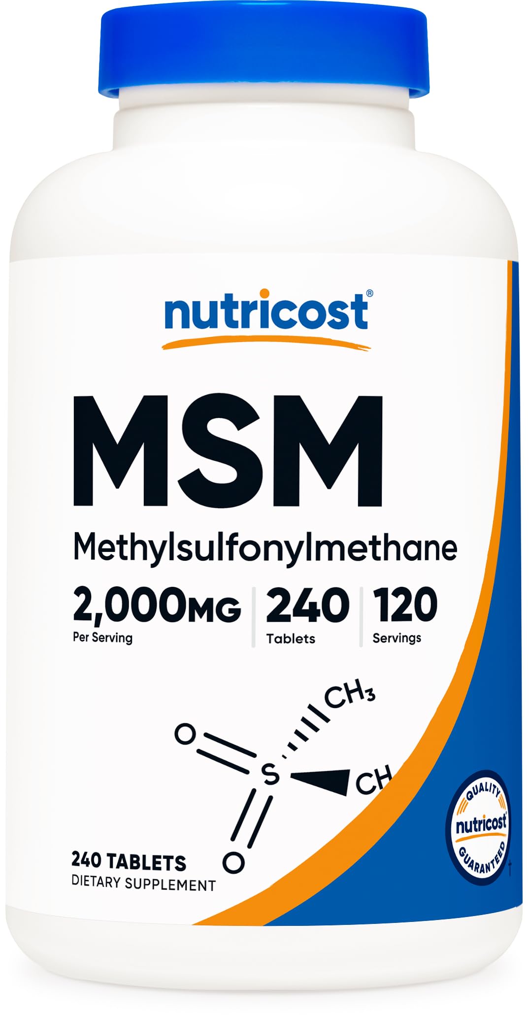 MSM Tablets 2000mg 240 Tablets P388