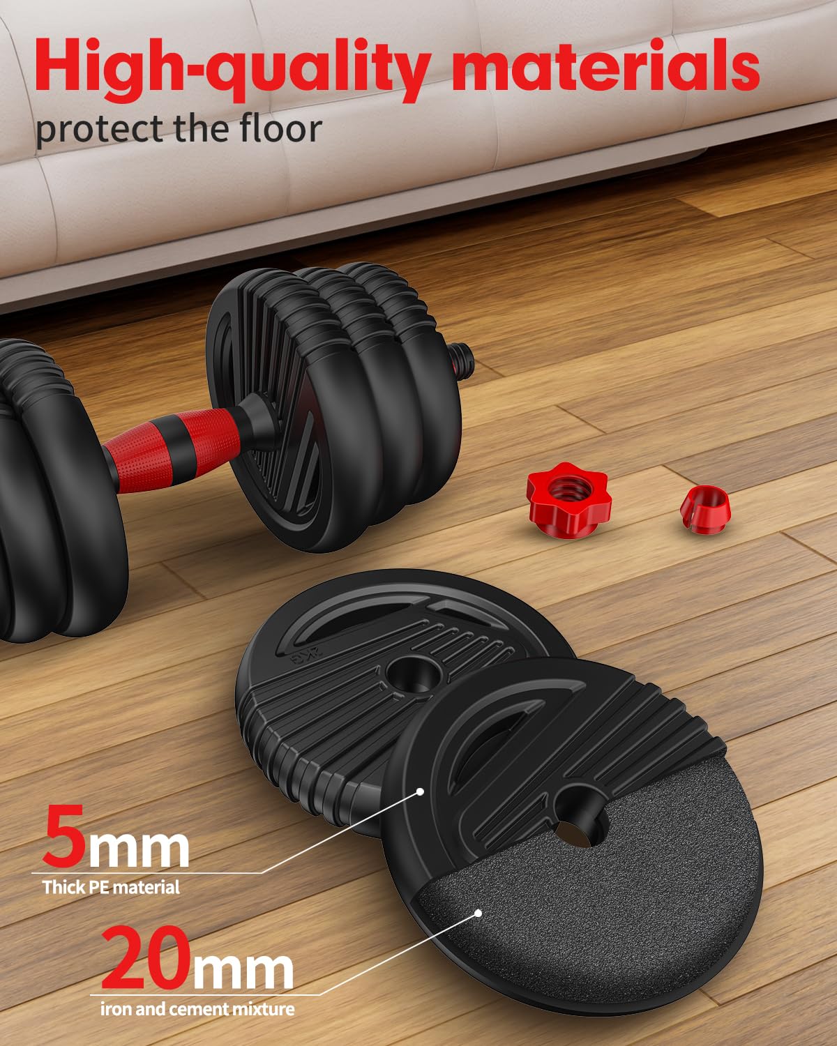 Adjustable Dumbbell Set 4 in 1 Free Weights P9439