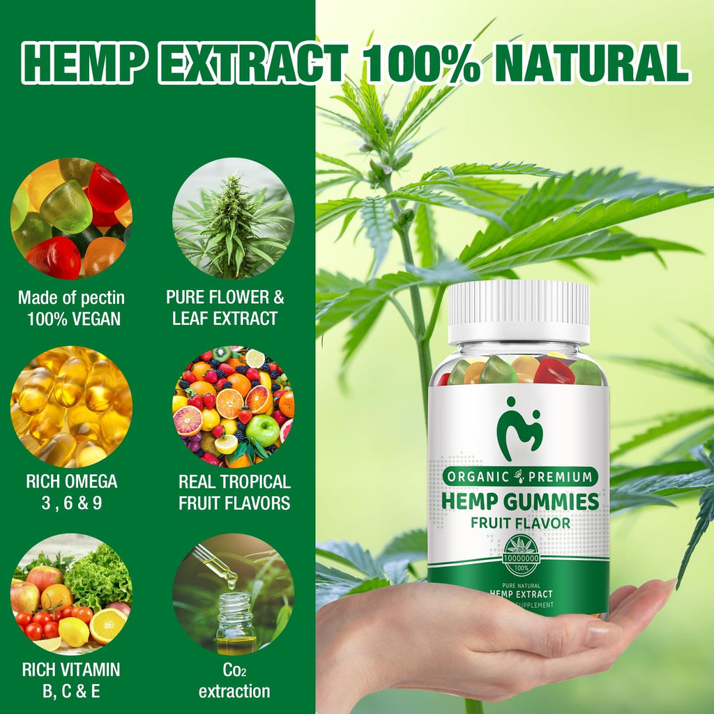 Hemp Gummies Extra Strength 80 Counts D94202