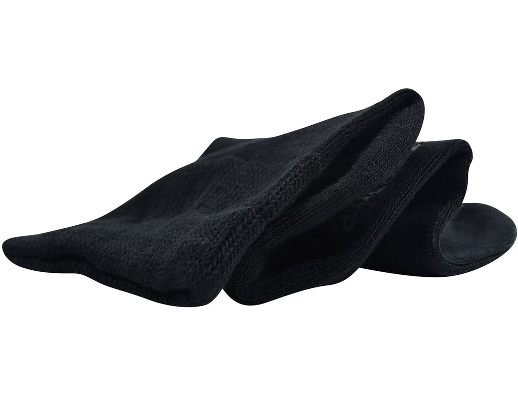 Men's 5 Pairs Non-binding Flat-Knit Ankle Socks with Seamless Toe B45612
