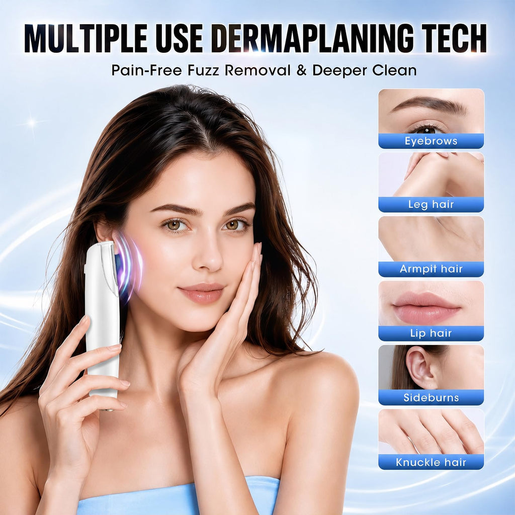 Rechargeable Dermaplane Razor with 5 Replacement Blades V464247