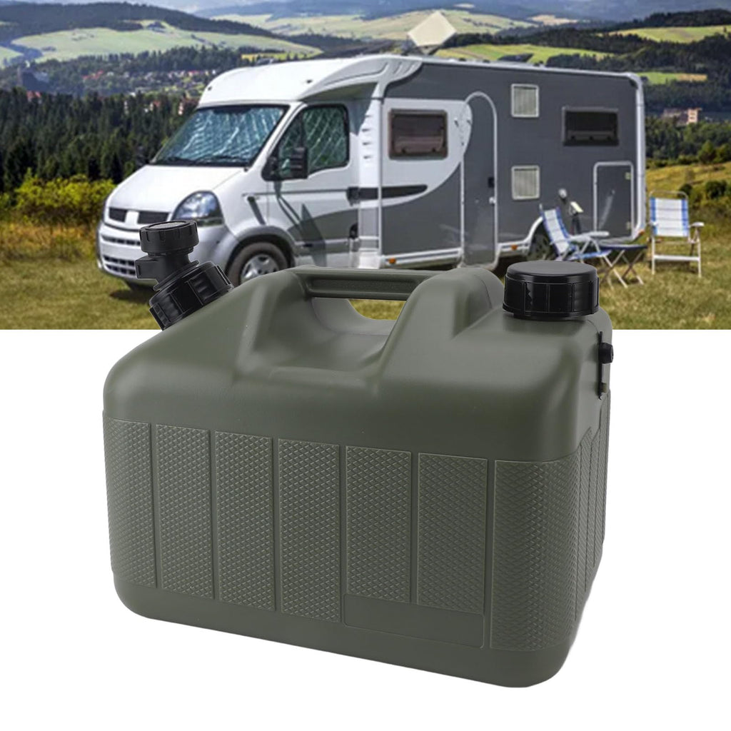 10L Green Camping Water Container with Faucet R280