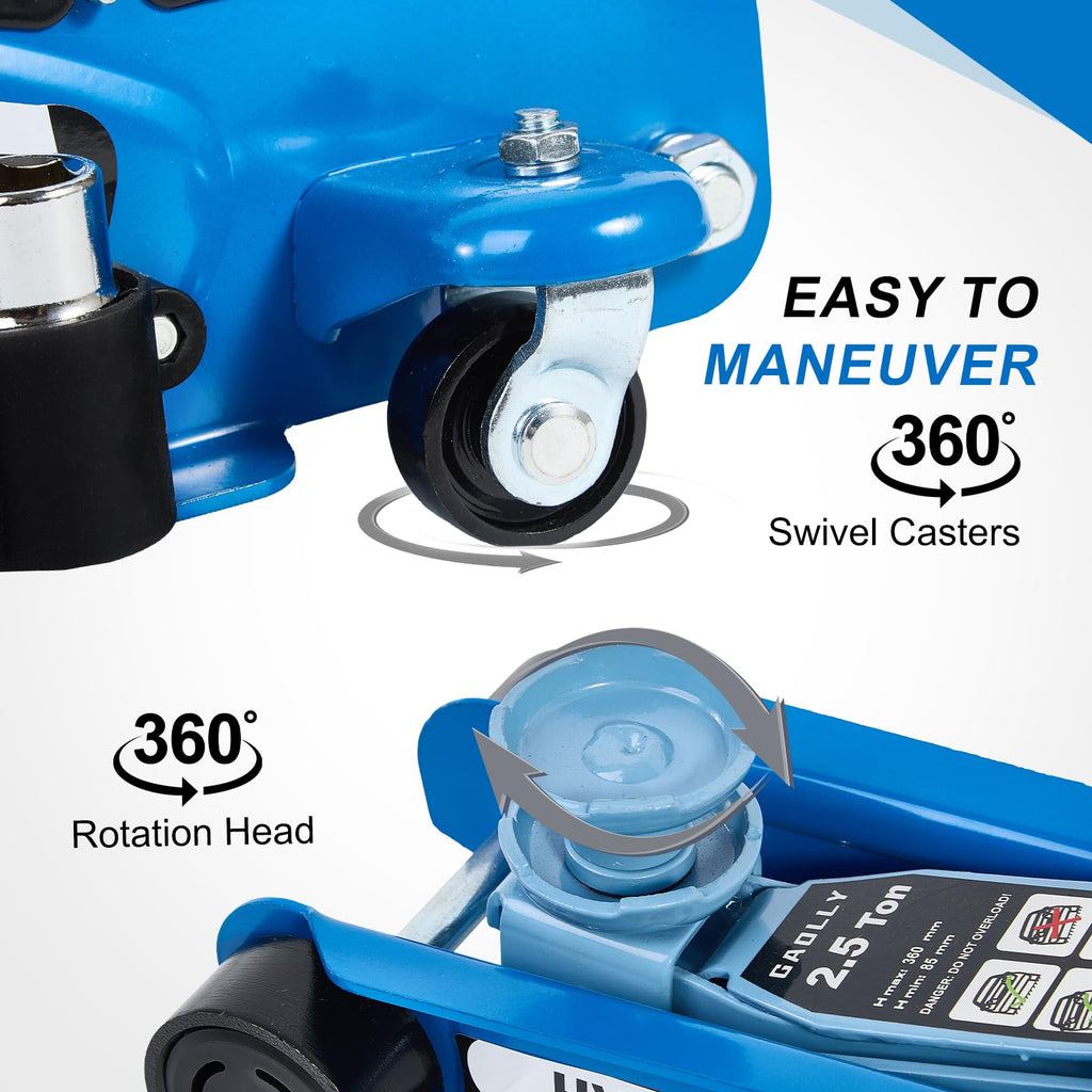 2.5 Ton Low Profile Hydraulic Floor Jack Kit E984