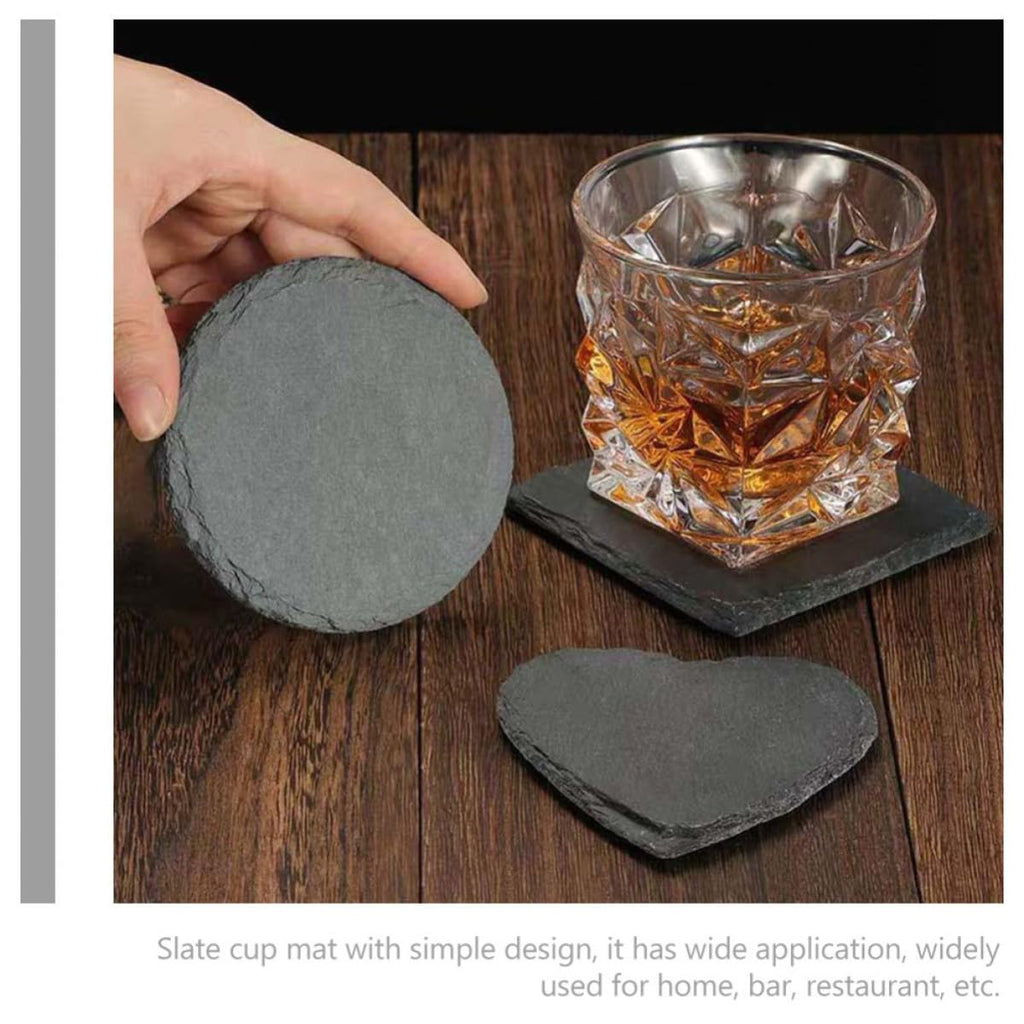 12pcs Natural Stone Square Coasters Set E5781