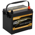 AGM Car Battery Group Size 24F 12V 70Ah 710 CCA Z539589