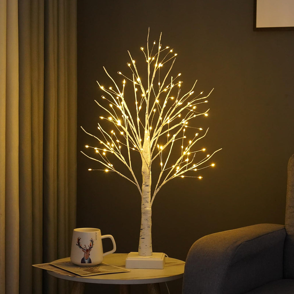 144 LED Birch Tree Lights with Remote Control A4470