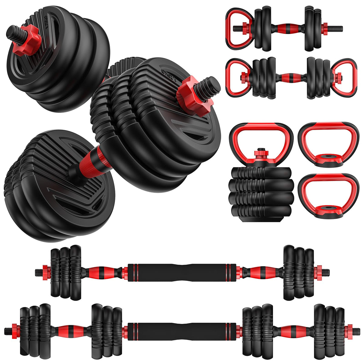 Adjustable Dumbbell Set 4 in 1 Free Weights P9439