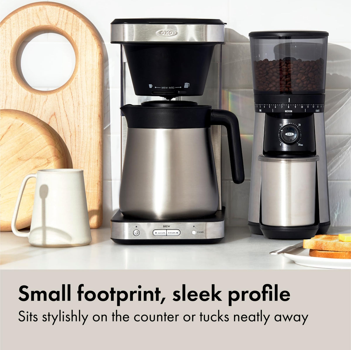 8-Cup Stainless Steel Thermal Carafe Coffee Maker Q858853