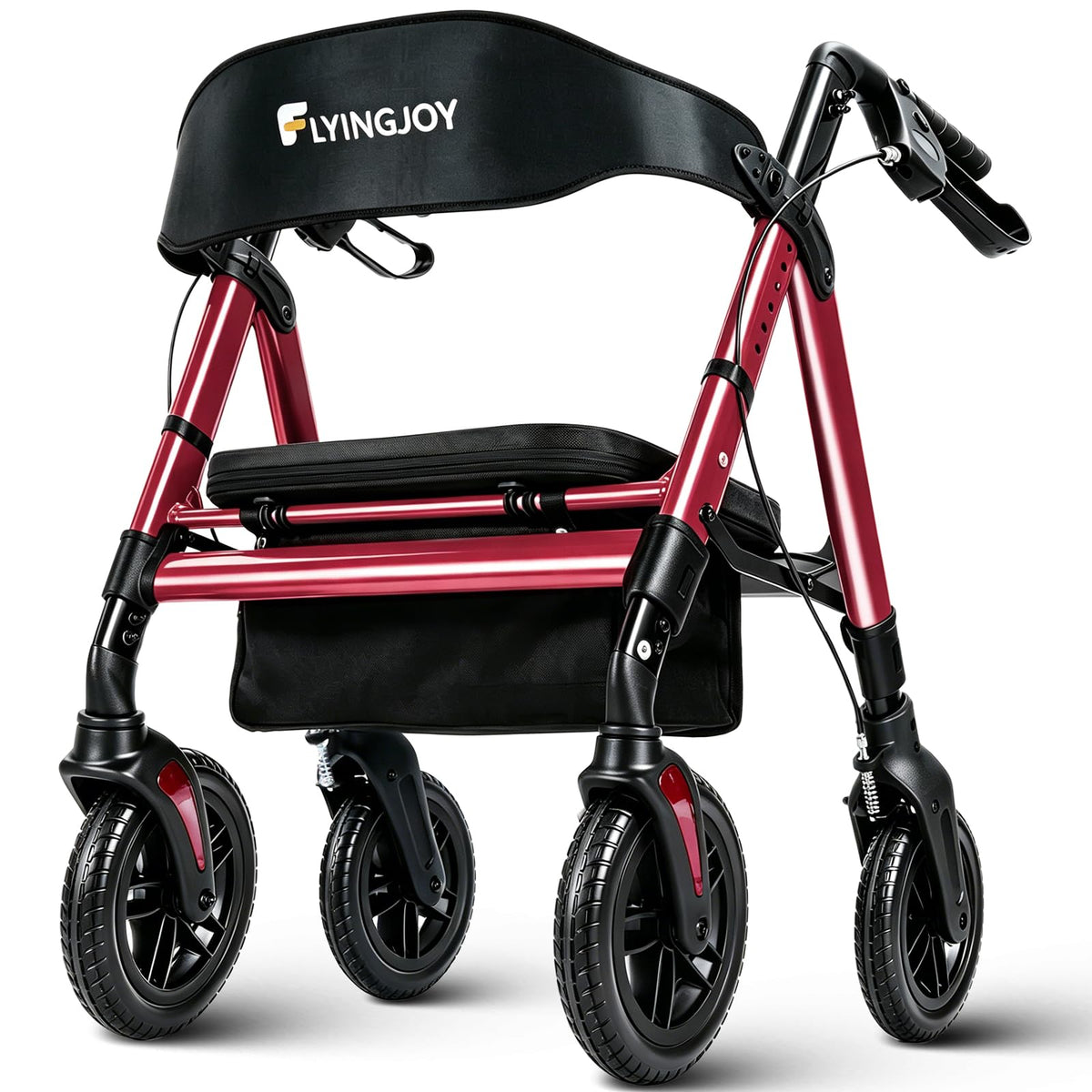 Heavy-Duty Bariatric Rollator Walker with Seat U36776