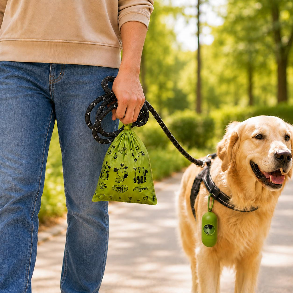 Biodegradable 540 Count Dog Poop Bag with Dispenser Y412889