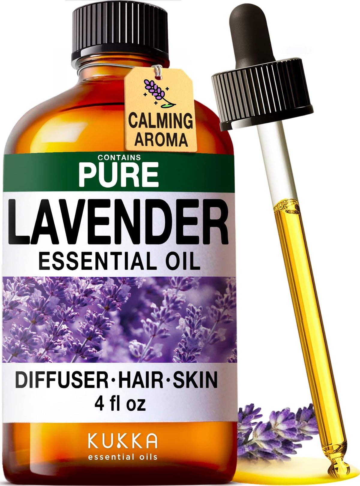 Rose & Lavender Essential Oils Set 2x4 fl oz K4824