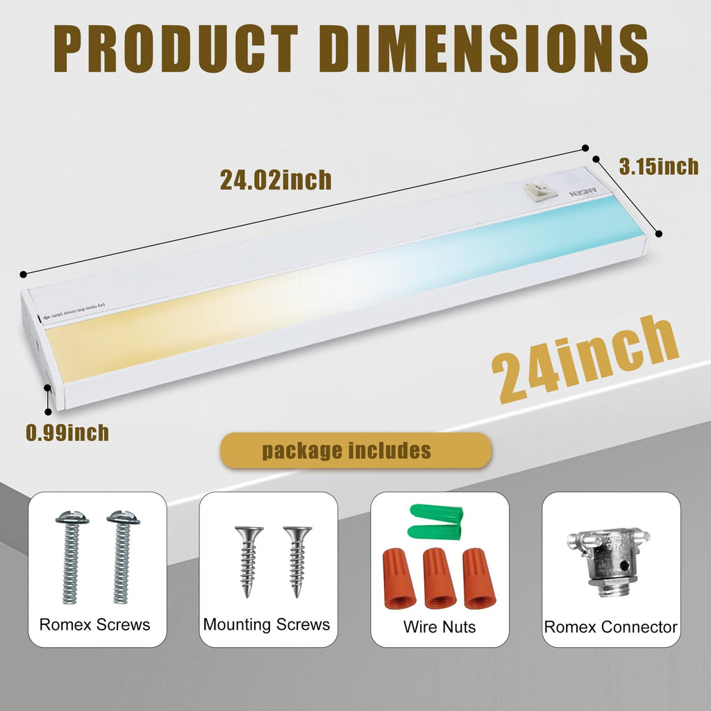 24in 18W LED Under Cabinet Lighting W233997