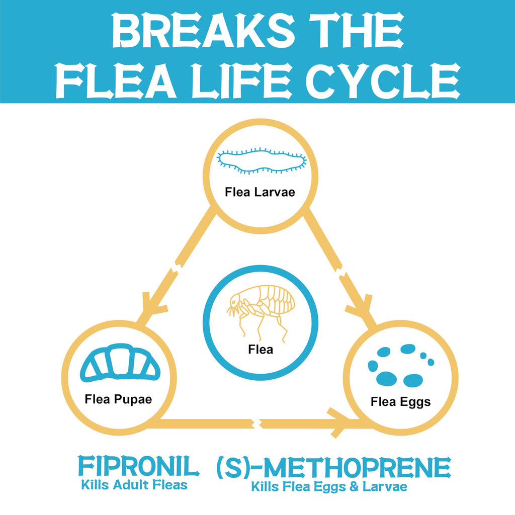 Flea and Tick Prevention for Dogs 6 Doses M83683
