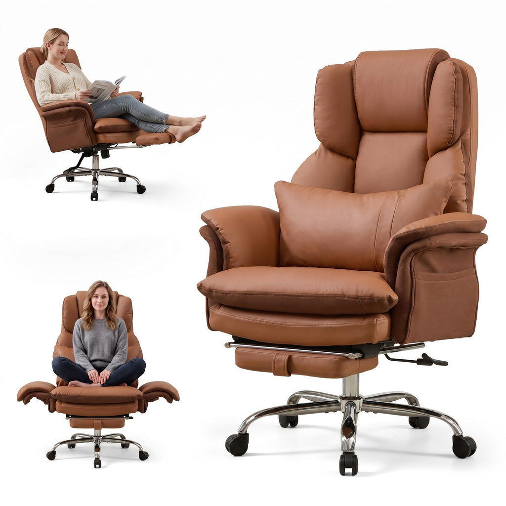 Big and Tall Office Chair with Flip Armrests J8471