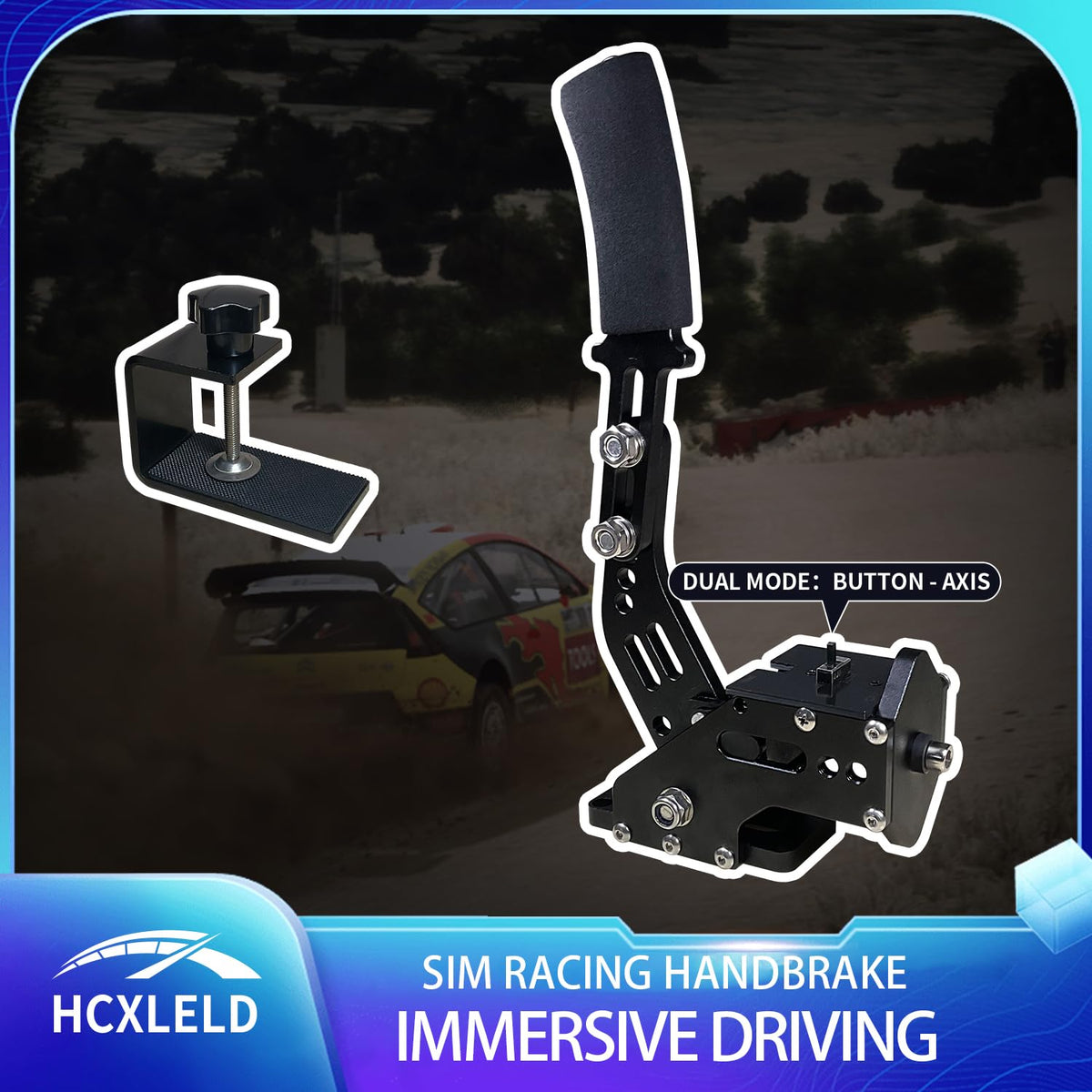 Sim Racing Handbrake with Table Clamp Y65917
