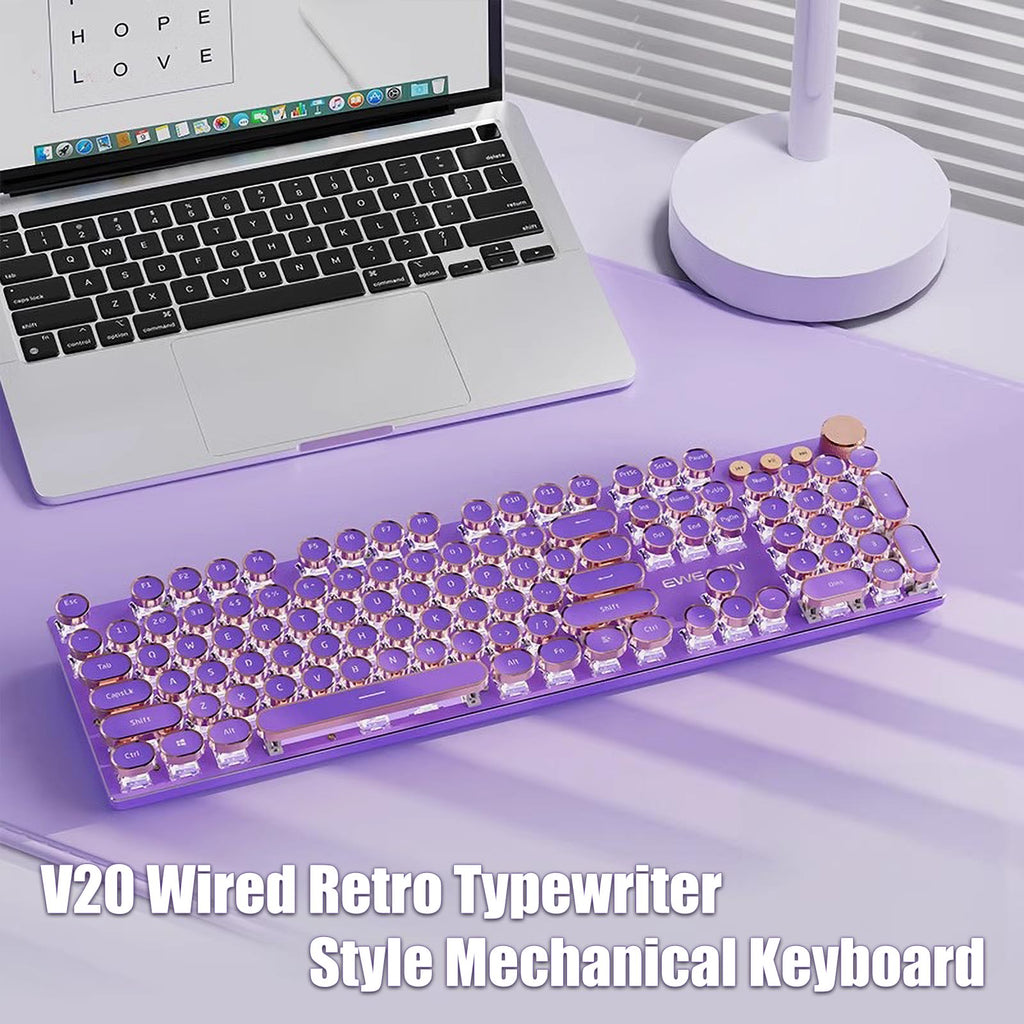 White LED Backlit Mechanical Gaming Keyboard S524529