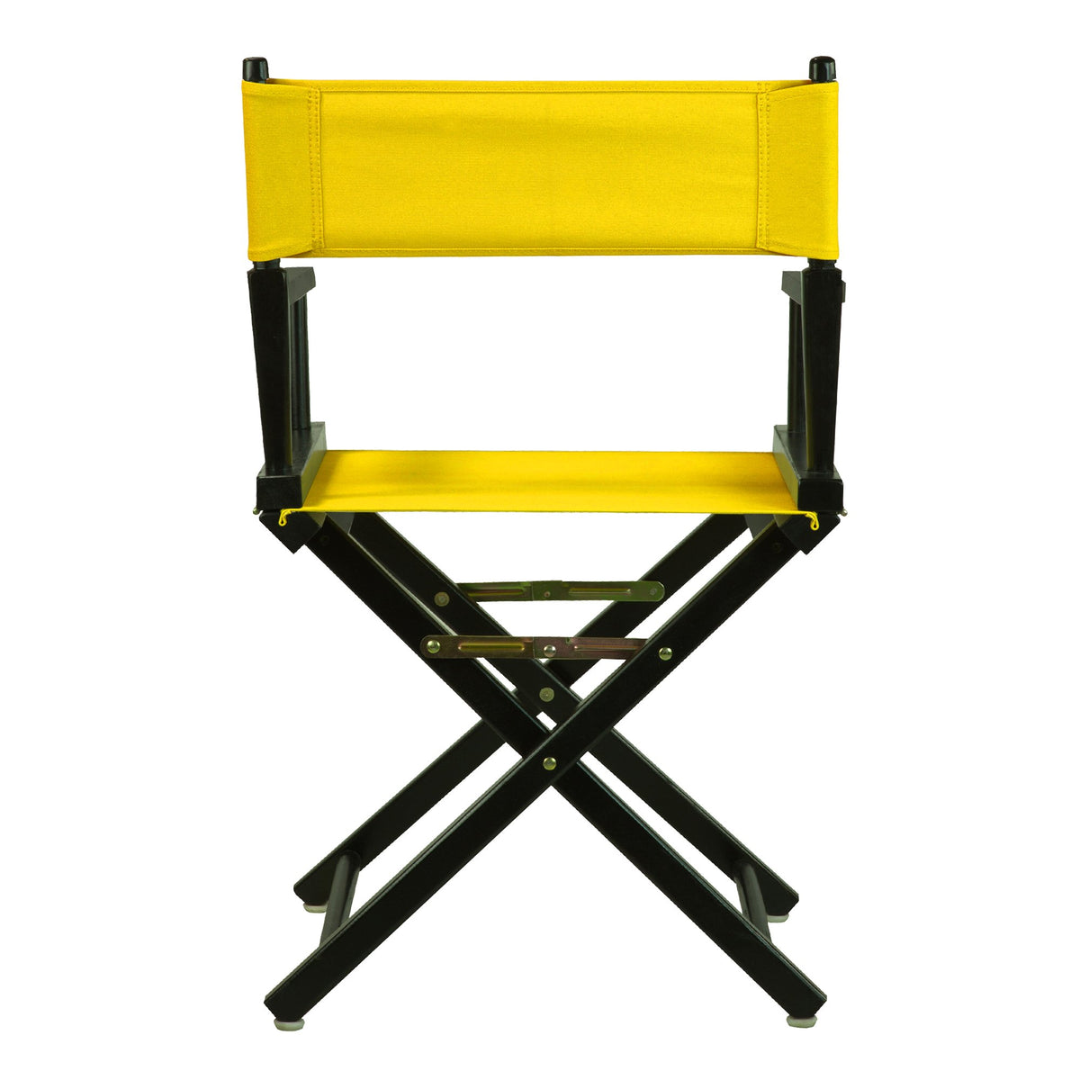18" Black Frame-Gold Canvas Director Chair D12918