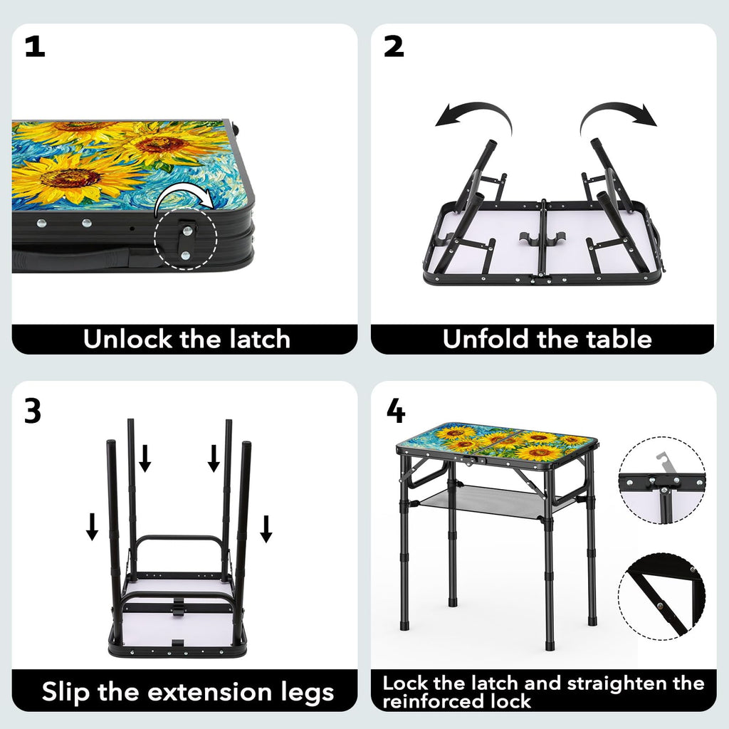 Small Camping Folding Table V37018