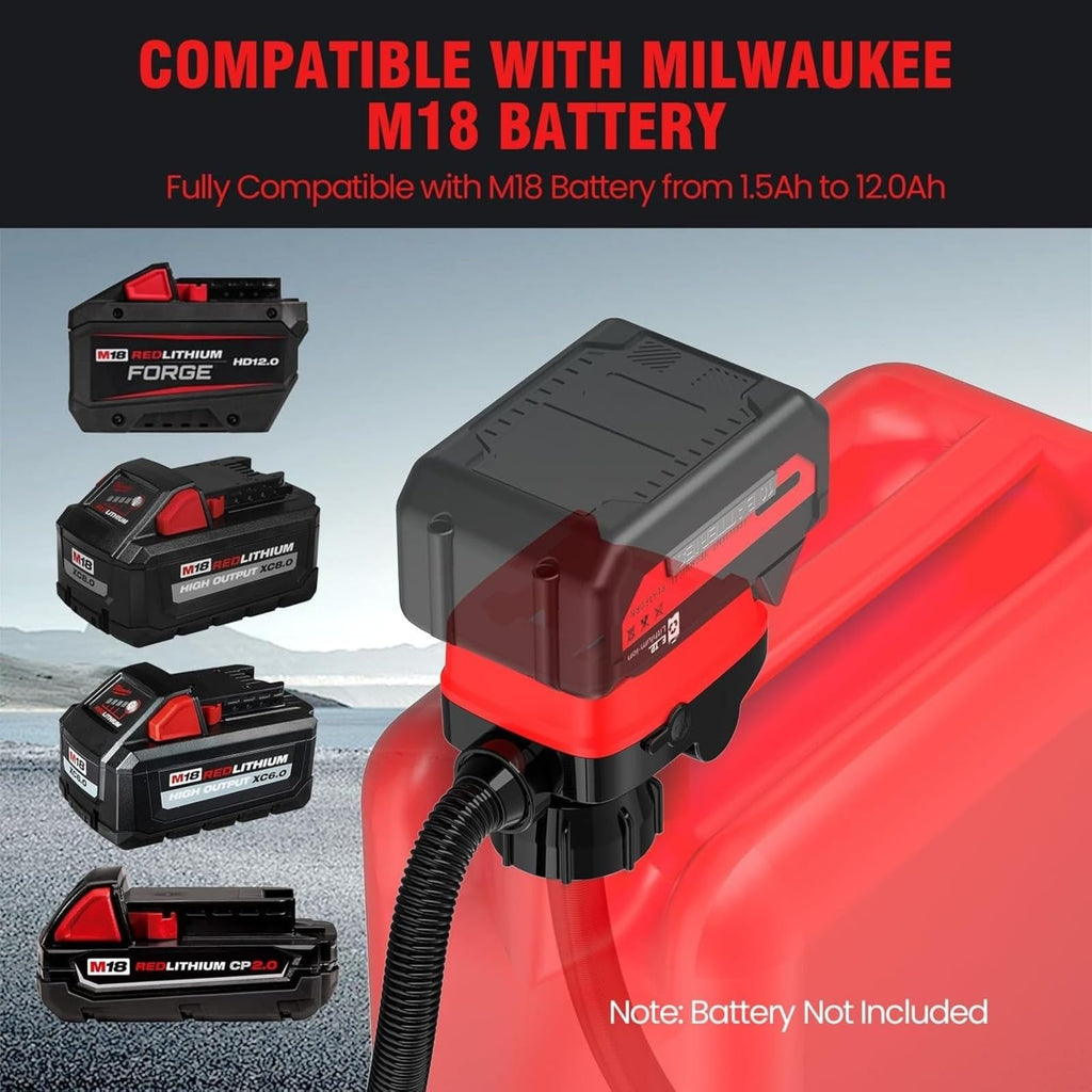 Cordless Battery Powered Fuel Transfer Pump 3.2 Gpm Y6953