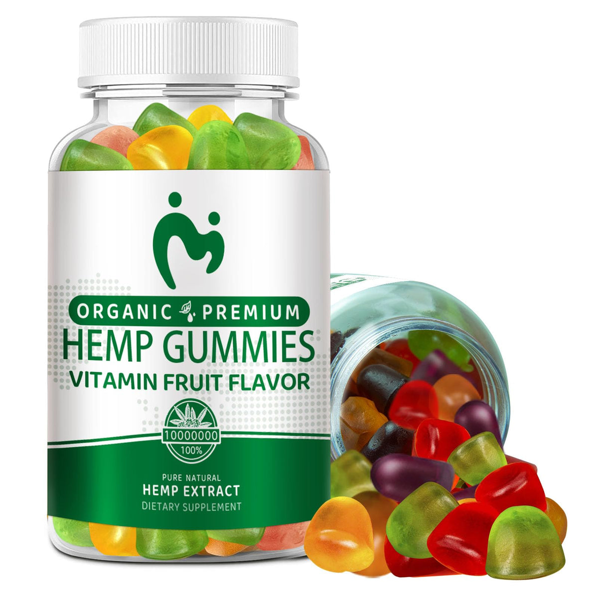 Hemp Gummies Extra Strength 80 Counts D94202