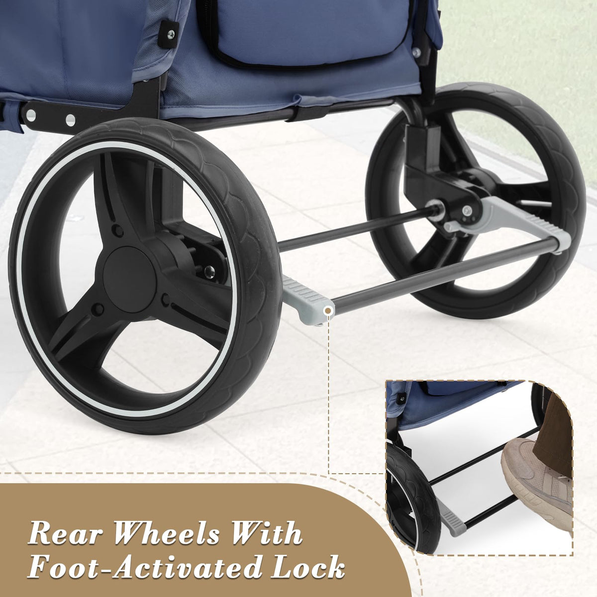 Blue Pet Stroller F99782