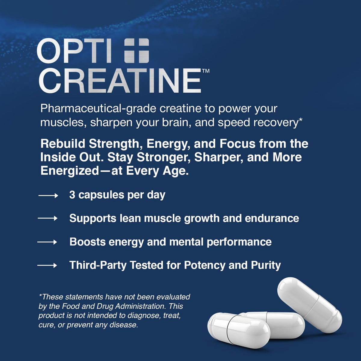 Creatine Monohydrate Capsules 2.5g 180 Count R294869