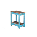 Turquoise Combo End Table A252