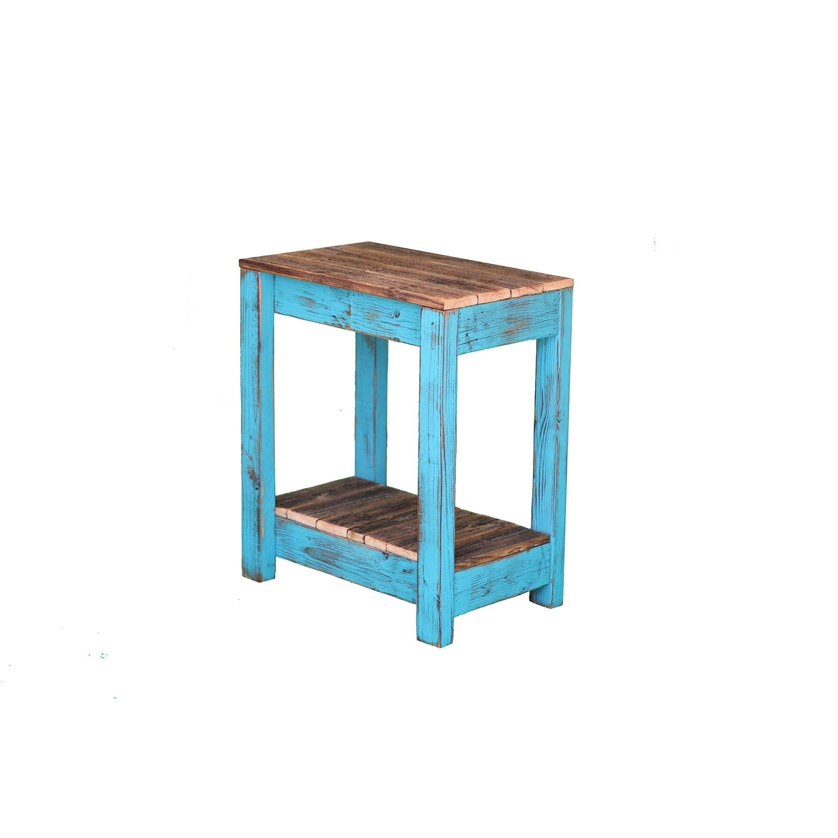 Turquoise Combo End Table A252