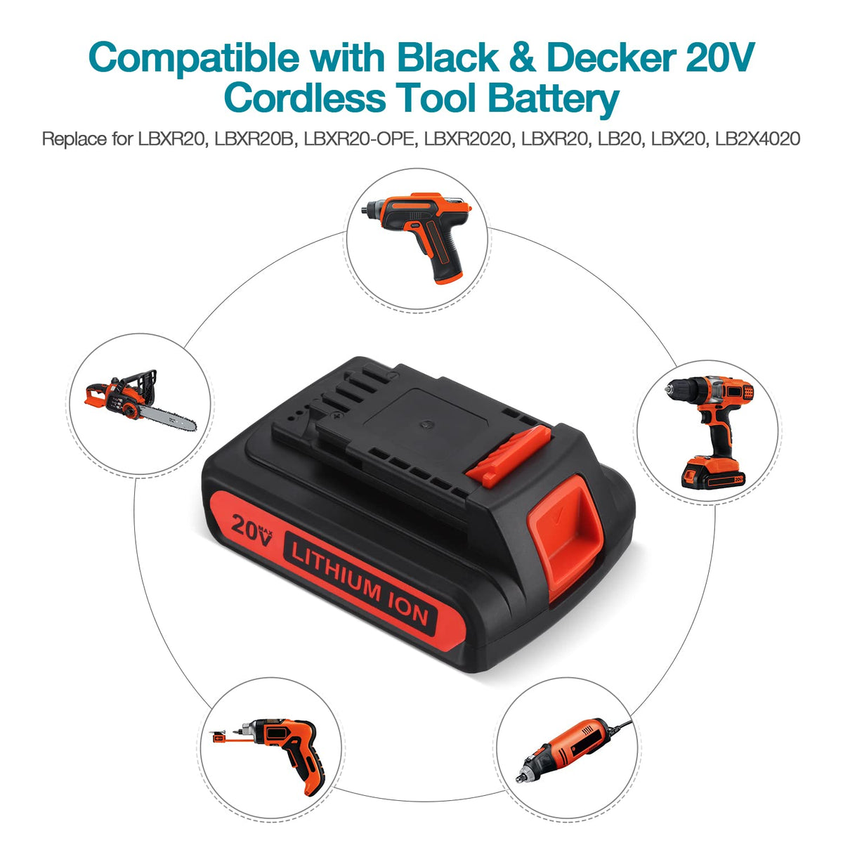 20V 4.0Ah Lithium Battery G10255