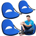 4 Pcs Adjustable Folding Portable Stadium Seats with Back O45896